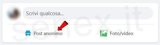 post anonimi in Facebook