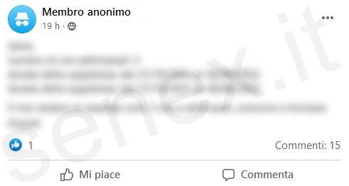 post anonimi in Facebook