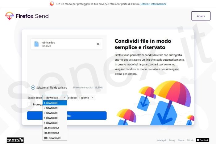 firefox send