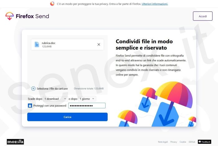 firefox send