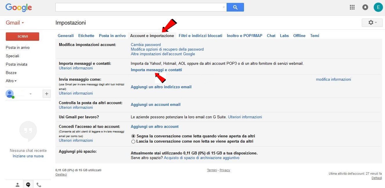 posta virgilio con infostrada scarica