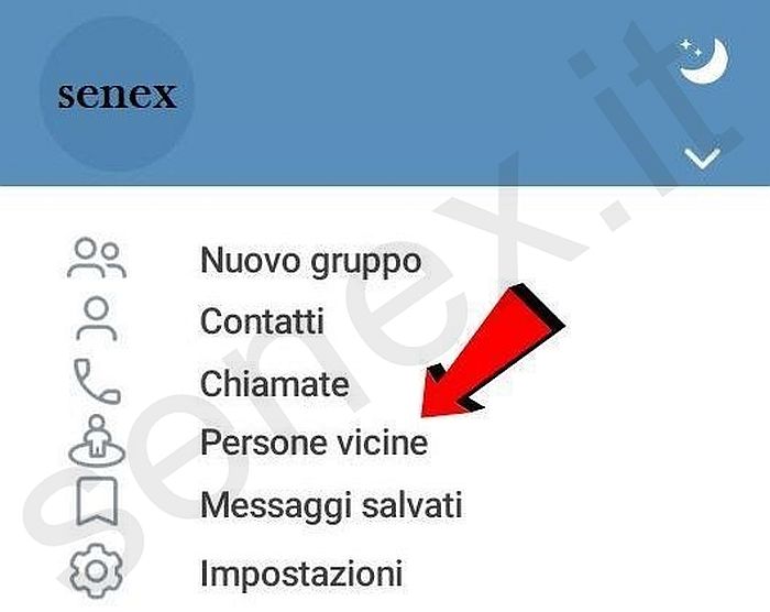 telegram persone vicine