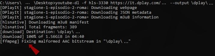 youtube-dl & ffmpeg