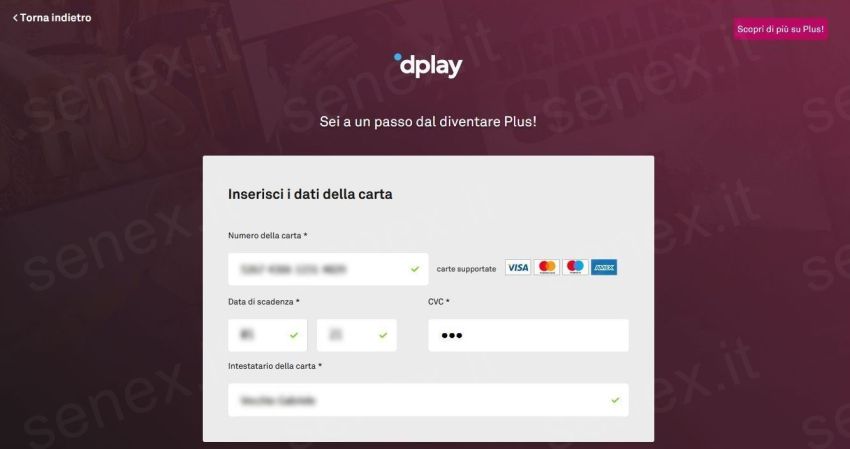 registrarsi gratis su Dplay Plus