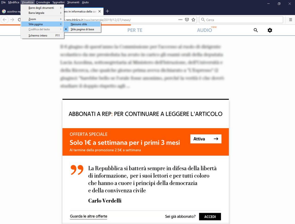 quotidiani gratis