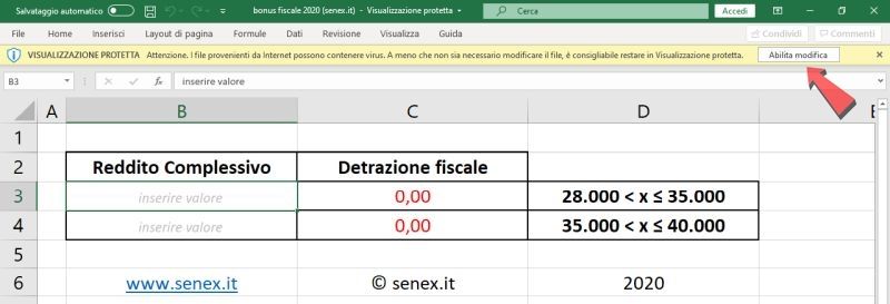 bonus fiscale