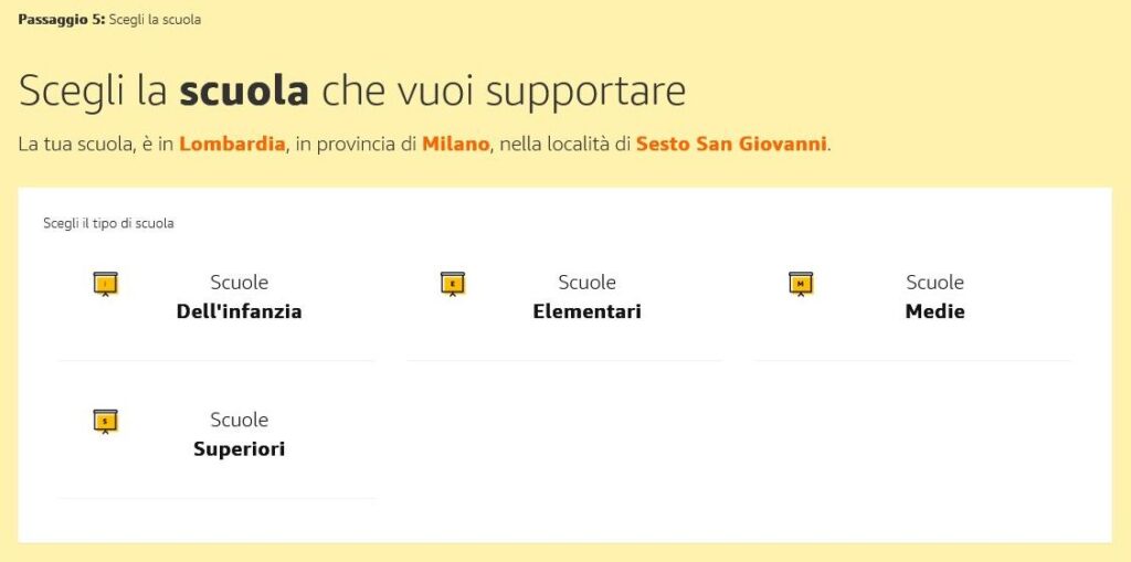 Un click per la scuola